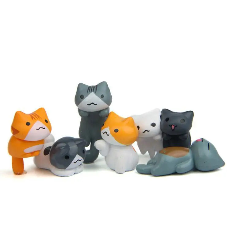 Japan Bonsai Garden - New Arrival 6Pcs/Set Cartoon Lucky pvc