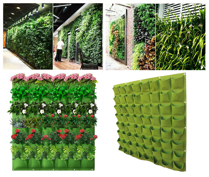 Bonsai Vertical Garden - Wall Hanging Planting Bag Multiple Pockets