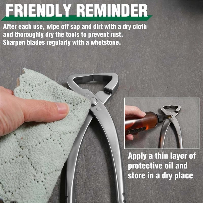 A25F-4 Pcs Heavy Duty Bonsai T - Concave Branch Cutter 评论和价格