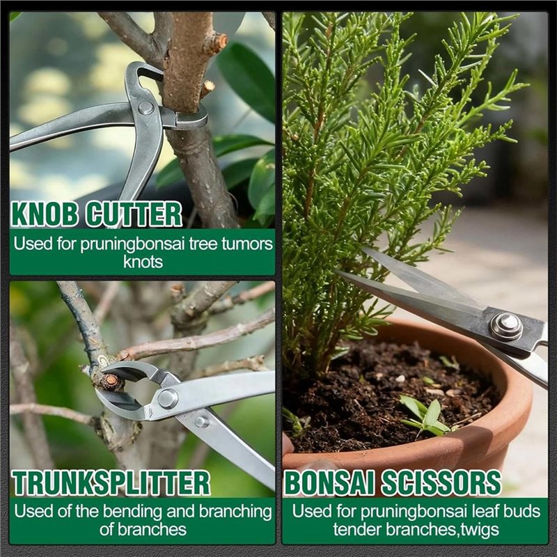 A25F-4 Pcs Heavy Duty Bonsai T - Concave Branch Cutter 评论和价格