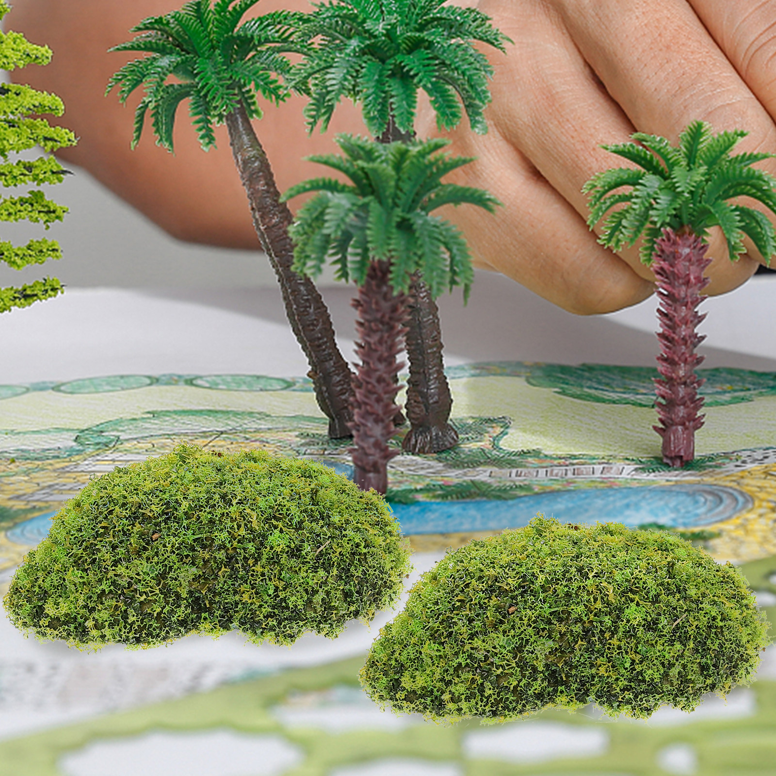 12Pcs Artificial Mossy Stone R - Bonsai Garden Layout 评论和价格