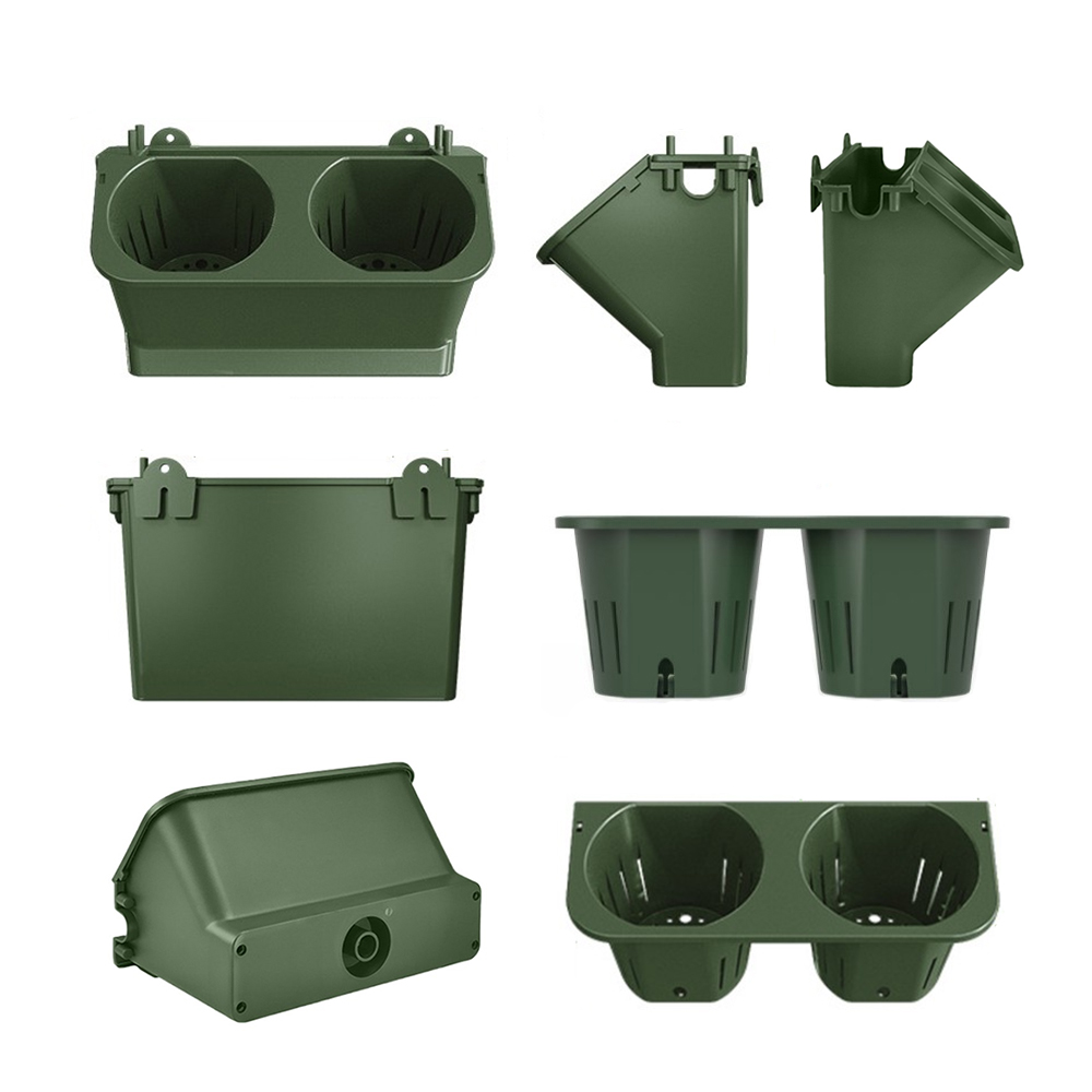 4 pcs Self Watering Flower Pot - Bonsai Vertical Garden 评论和价格