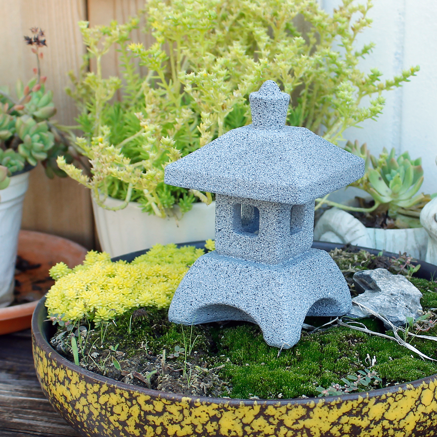 Japanese Lantern Pagoda Statue - Japan Bonsai Garden 评论和价格