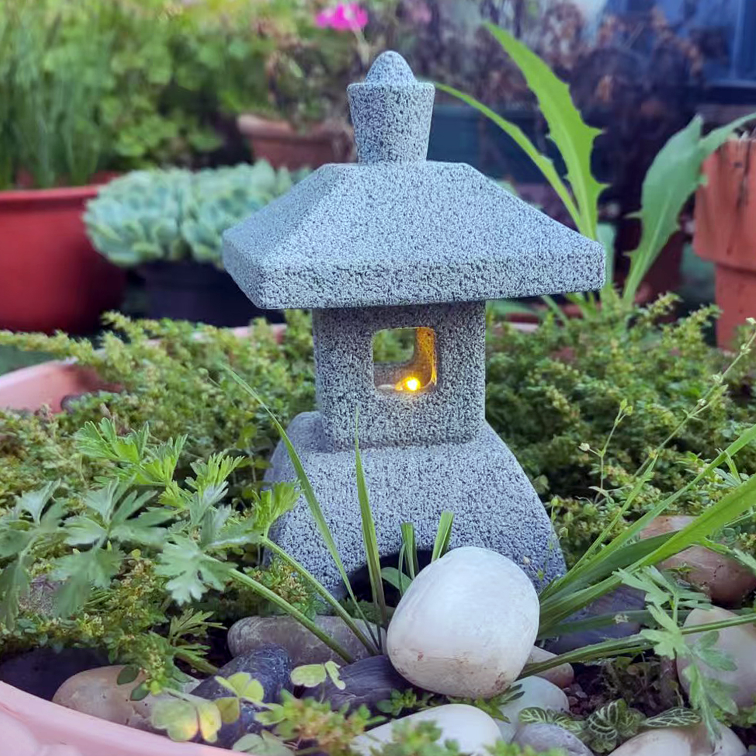 Japanese Lantern Pagoda Statue - Japan Bonsai Garden 评论和价格