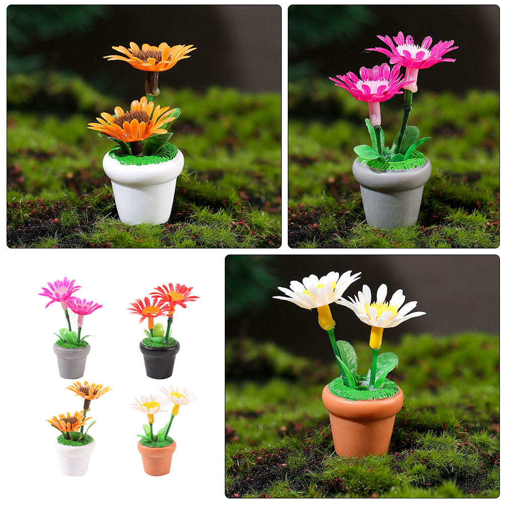 4Pcs Miniature Bonsai Plant Do - Bonsai Garden Layout 评论和价格