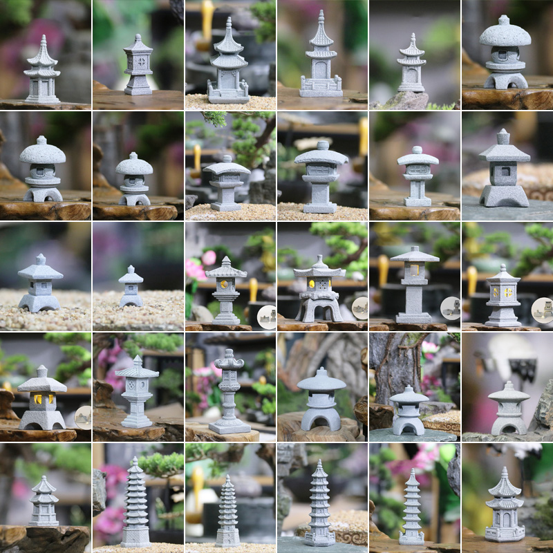 Vintage Zen Miniature Sand Sto - Japan Bonsai Garden 评论和价格