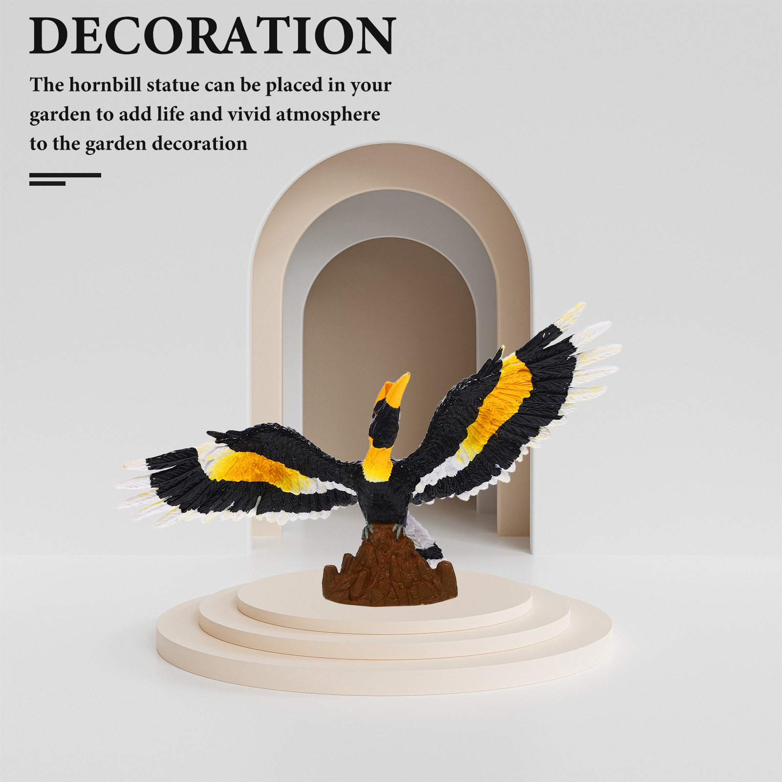 Realistic Hornbill Garden Deco - Bonsai Garden Layout 评论和价格