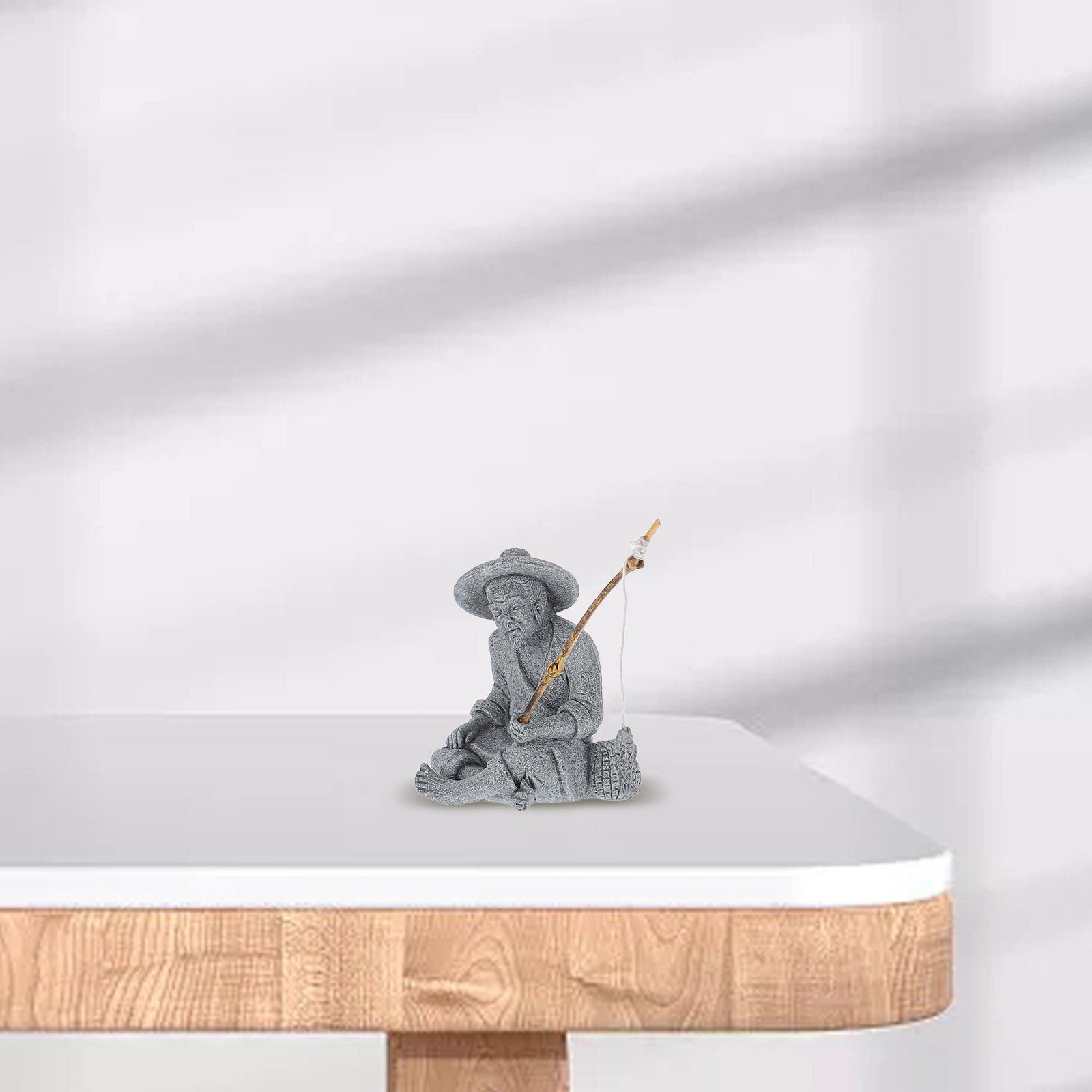 Lifelike Mini Fisherman Garden - Elemental Bonsai Garden 评论和价格