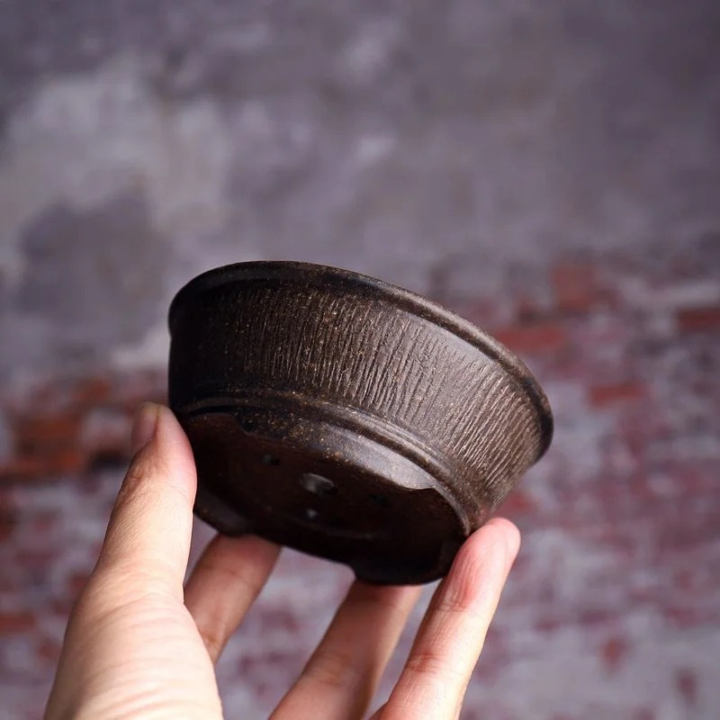 Ceramic Circle Bowl Bonsai Pot - Bonsai Vertical Garden 评论和价格