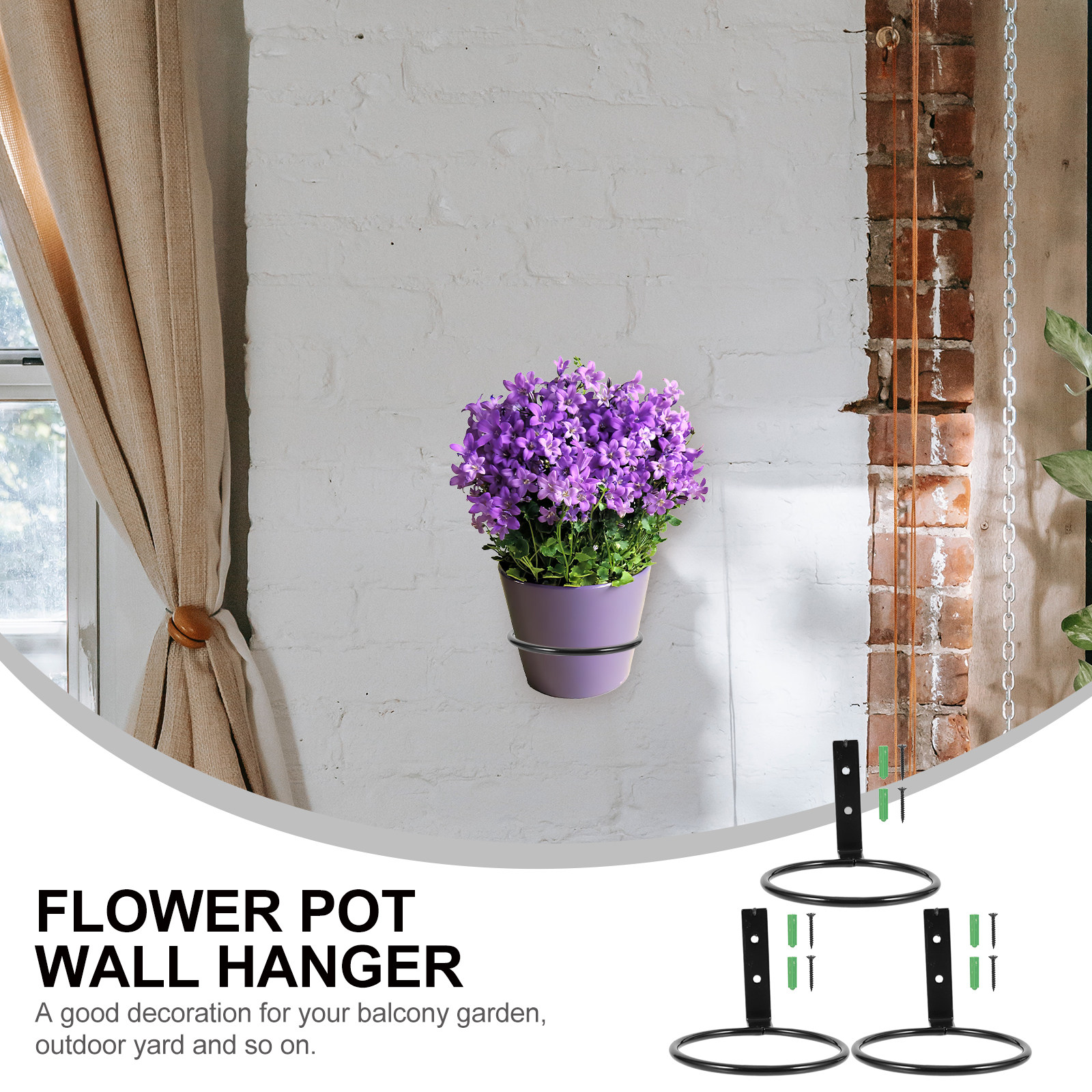 3Pcs Wall-Mounted Flowerpot Ra - Bonsai Vertical Garden 评论和价格